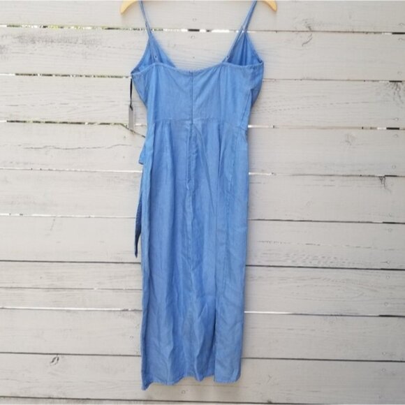 Lovers + Friends Orchid Chambray Wrap Dress - Picture 7 of 8